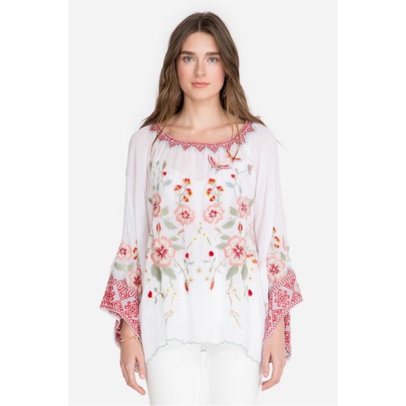 Johnny Was Grace embroidered kimono sleeve tunic top small NWT - Picture 11 of 11